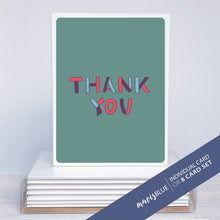 Load image into Gallery viewer, thank you block letters