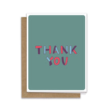 Load image into Gallery viewer, thank you block letters