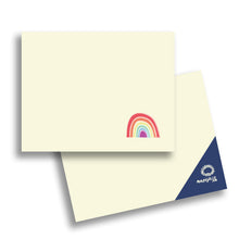 Load image into Gallery viewer, flat note card set rainbow (8 cards + envelopes)