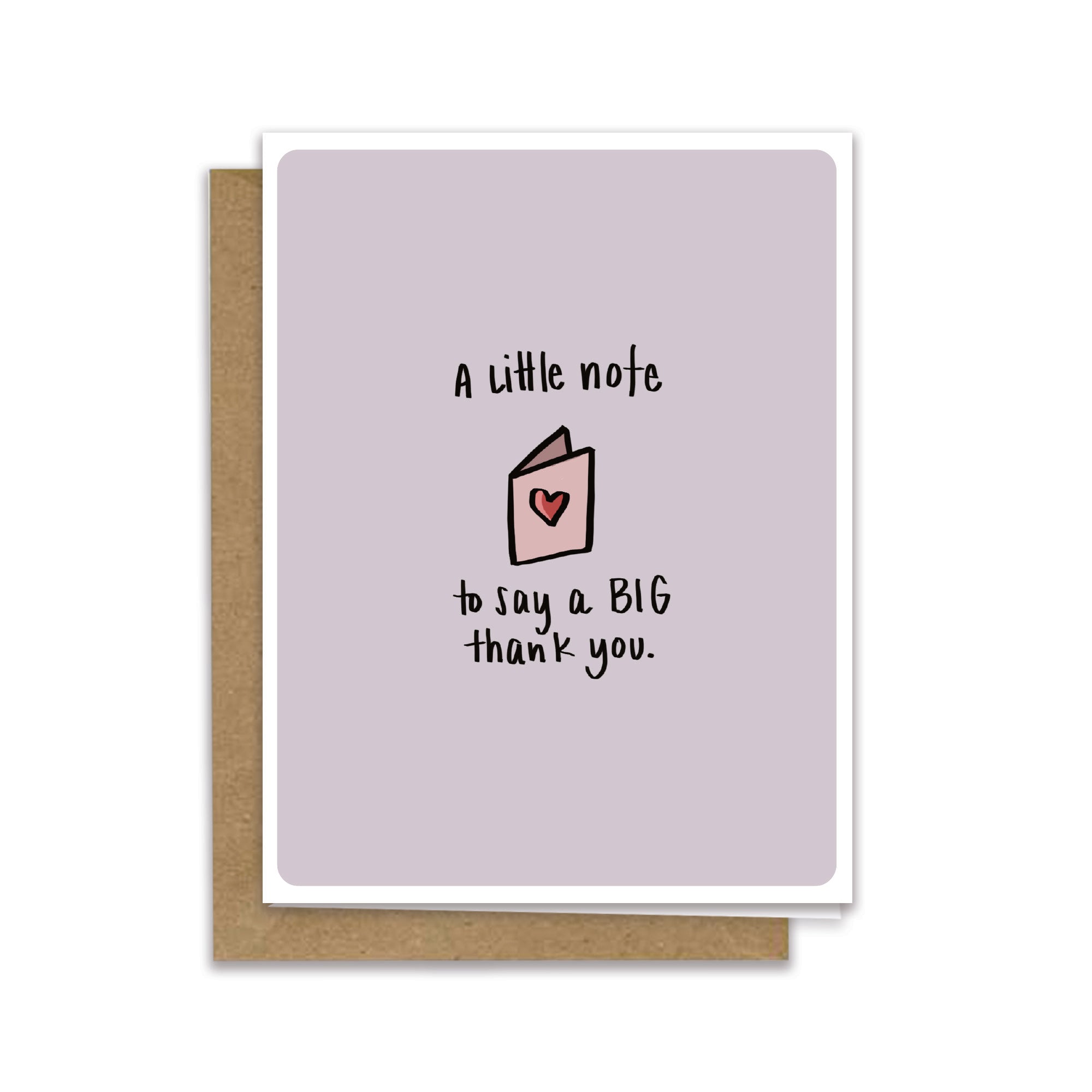 A Little Note To Say Thank You