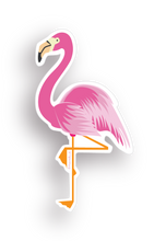 Load image into Gallery viewer, flamingo sticker