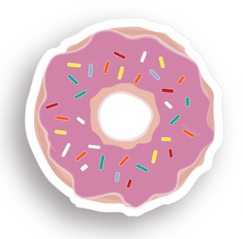 donut sticker